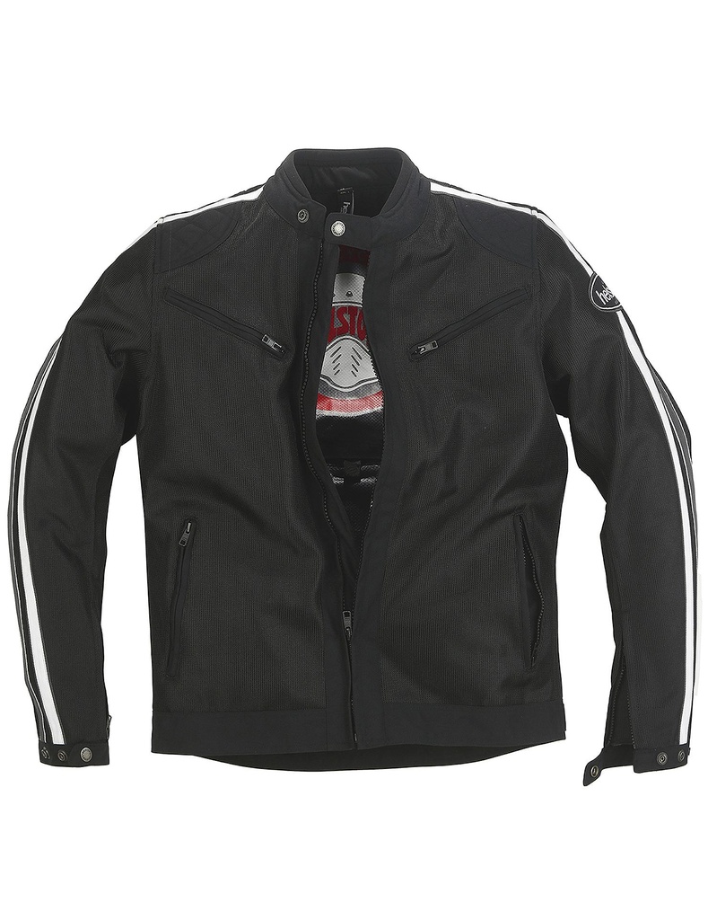 [2021092 NBGR S] Helstons PACE AIR  MESH black (White-Grey) (S)