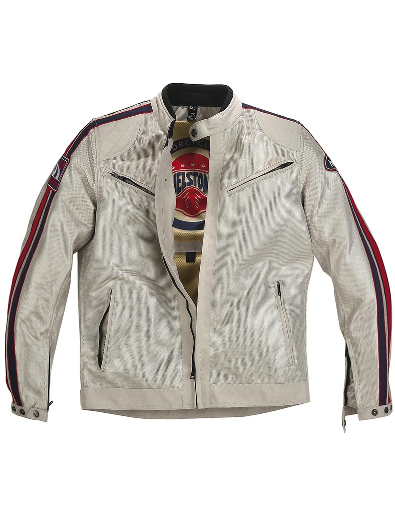 [*2021092 SRB S] Helstons PACE AIR  MESH silver (Red-Blue) (S)