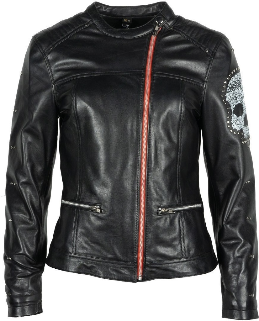 [2021016 NO S] Helstons CHER Leather Soft black (S)