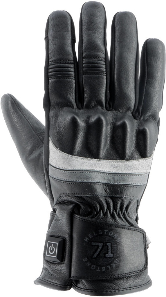 [2021073 NGB T8] Helstons BORA Winter (HEATING) Leather black (Grey-White) (T8)