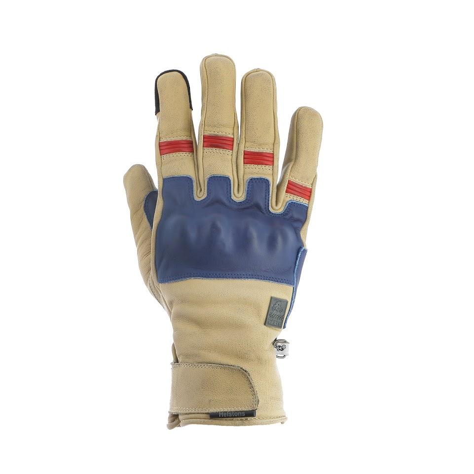 [2022035 BBR T8] Helstons WISLAY Winter Leather beige-blue-red (T8)