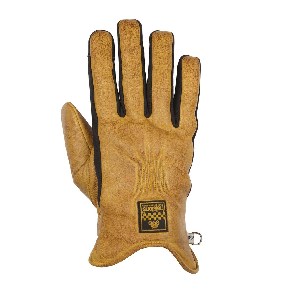 [2020025 GNO T8] Helstons BENSON Winter Leather gold-black (T8)