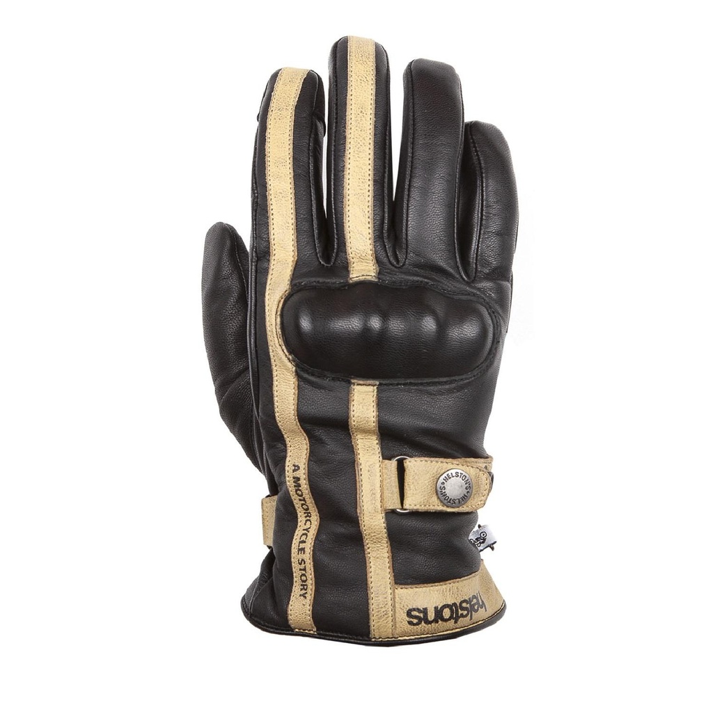 [2020026 NB T8] Helstons BURTON Winter Leather black-beige (T8)