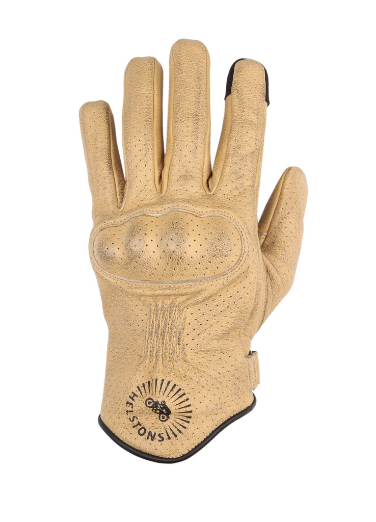 [2021032 BN T8] Helstons SUN AIR Summer Leather beige-black (T8)