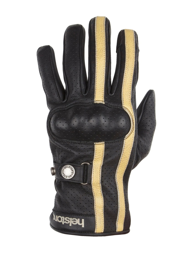 [2021031 NBE T8] Helstons EAGLE AIR Summer Leather black (Beige) (T8)