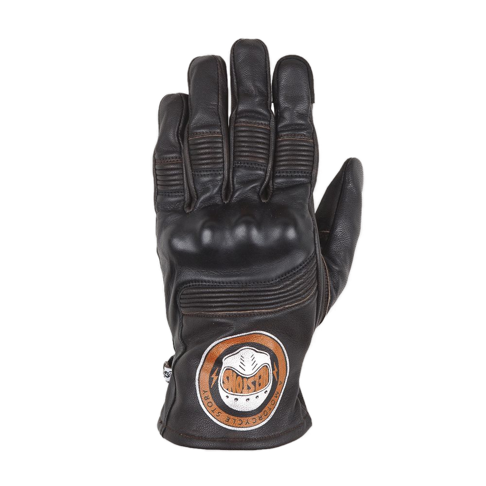 [2021111 MN T8] Helstons PISTE Summer Leather brown-black (T8)