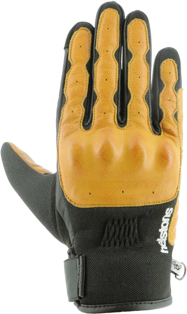 [2023024 NG T8] Helstons GO Summer Leather-Mesh-Amara black-gold (T8)