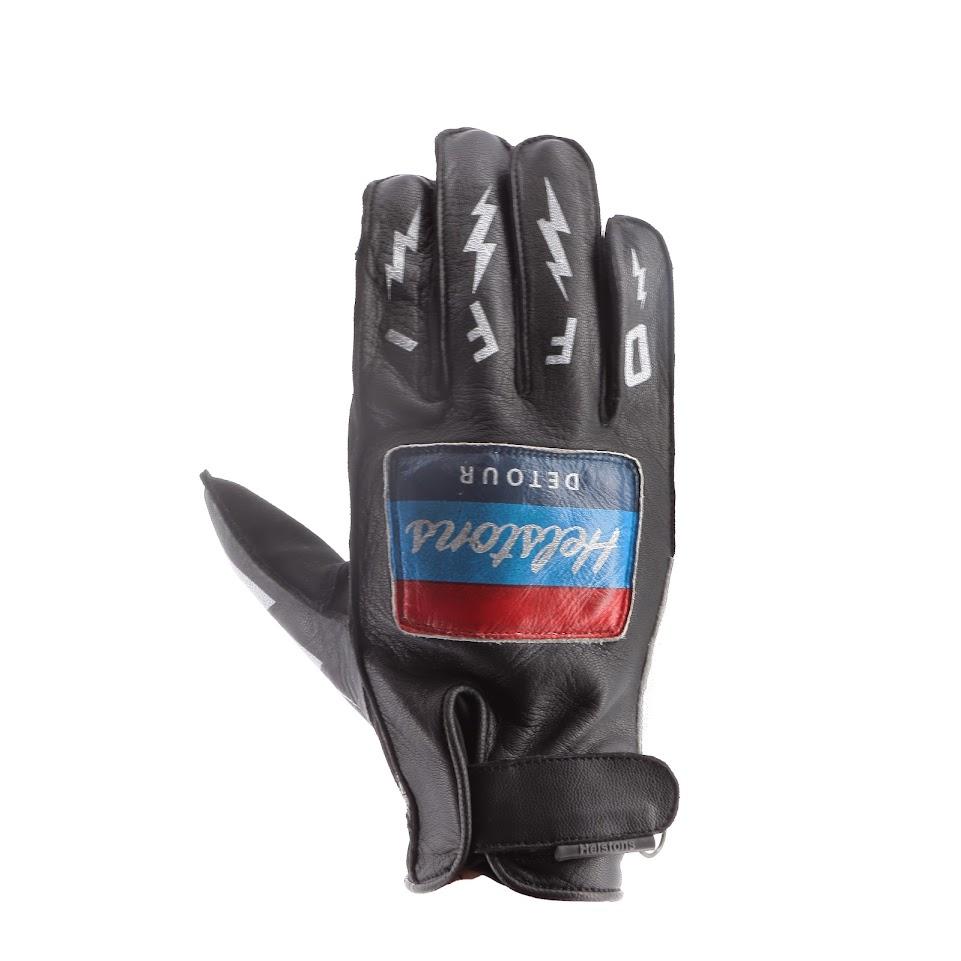 [2023029 NBC T8] Helstons DETOUR Summer Leather-Amara black-white (T8)