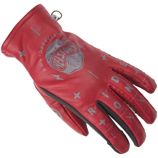 [*2021076 BHE T6] Helstons GRAFIC Winter Leather bordeaux  (T6)