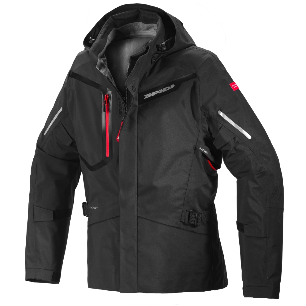 [D241-026-S] Spidi Mission-T Shield Black (S)