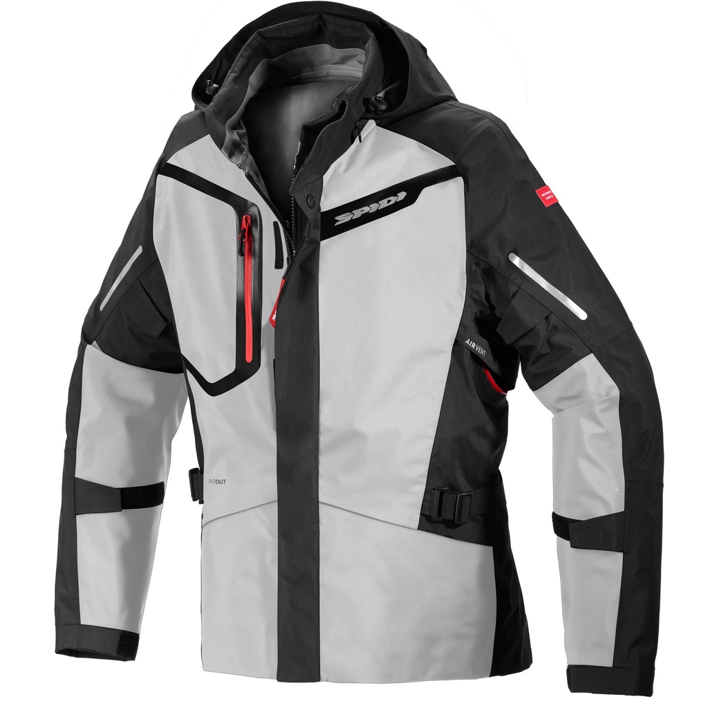 [D241-341-S] Spidi Mission-T Shield Black/Ice (S)