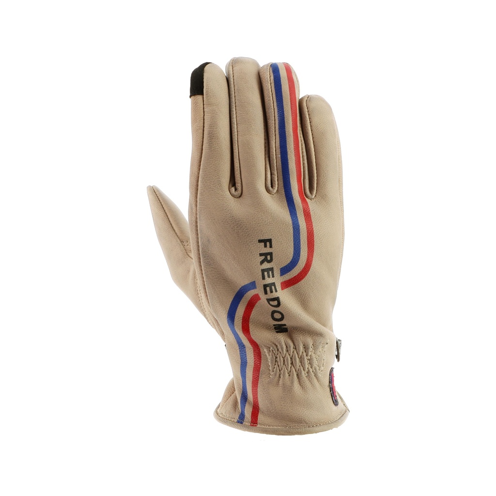 [2024036 BBR T6] Helstons FREEDOM Lady Summer Leather beige (Blue-Red) (T6)