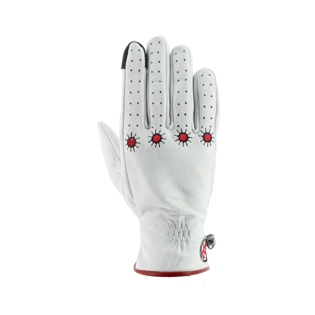 [2024038 BLC T6] Helstons SHINE Summer Leather white (T6)