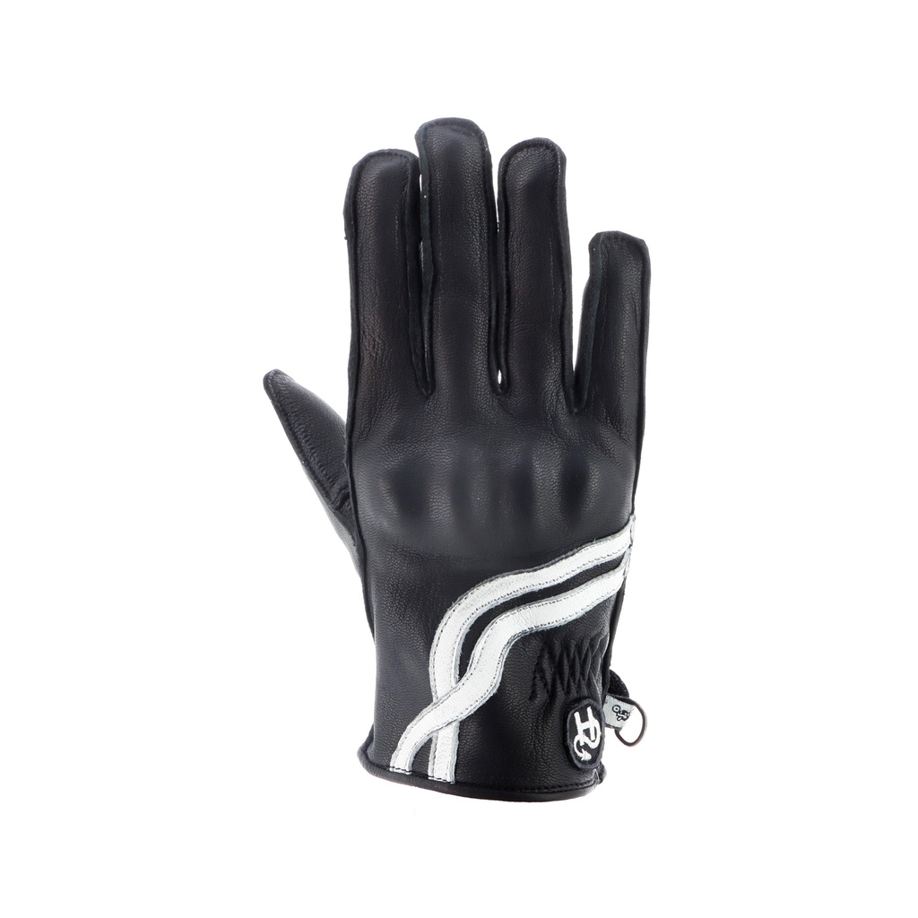 [2024041 NBLA T6] Helstons VIRAGE Lady Summer Leather black (White) (T6)