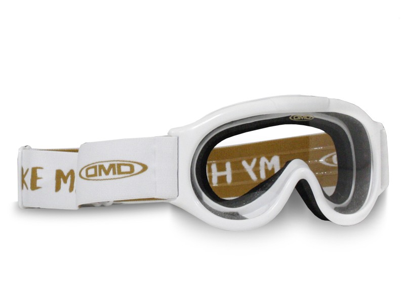 DMD GHOST GOGGLES WHITE CLEAR