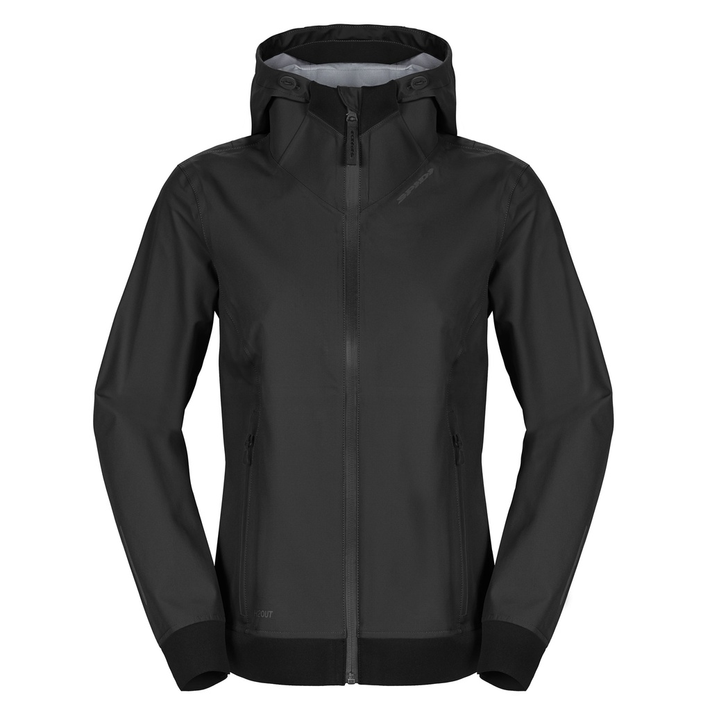 [D295-026-XS] Spidi Hoodie Shell Lady Black (XS)