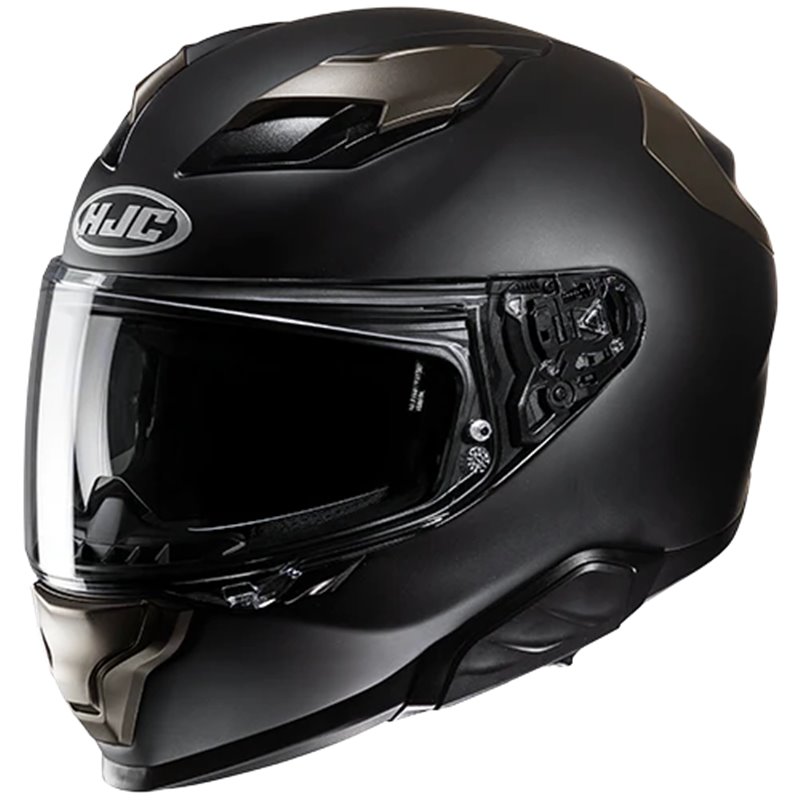 [15869607] HJC F71 Uni Semi Flat Black Titanium (S)