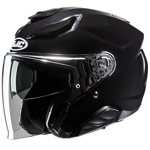 HJC F31 NOIR METAL / METAL BLACK