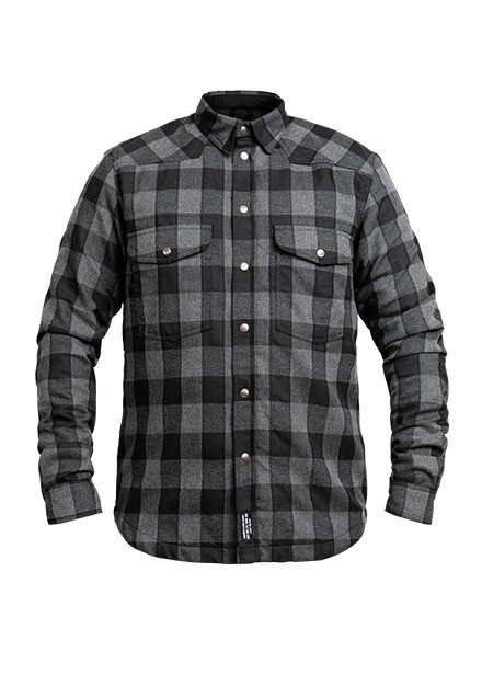 [JDL5004-XS] John Doe Motoshirt Grey/Black (XS)