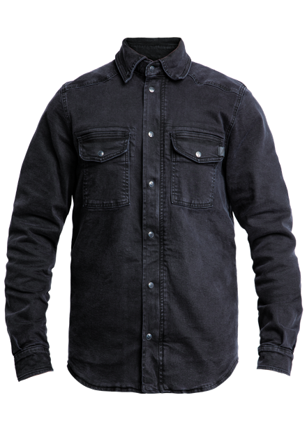 [JDL5012-XS] John Doe Motoshirt Denim Black (XS)