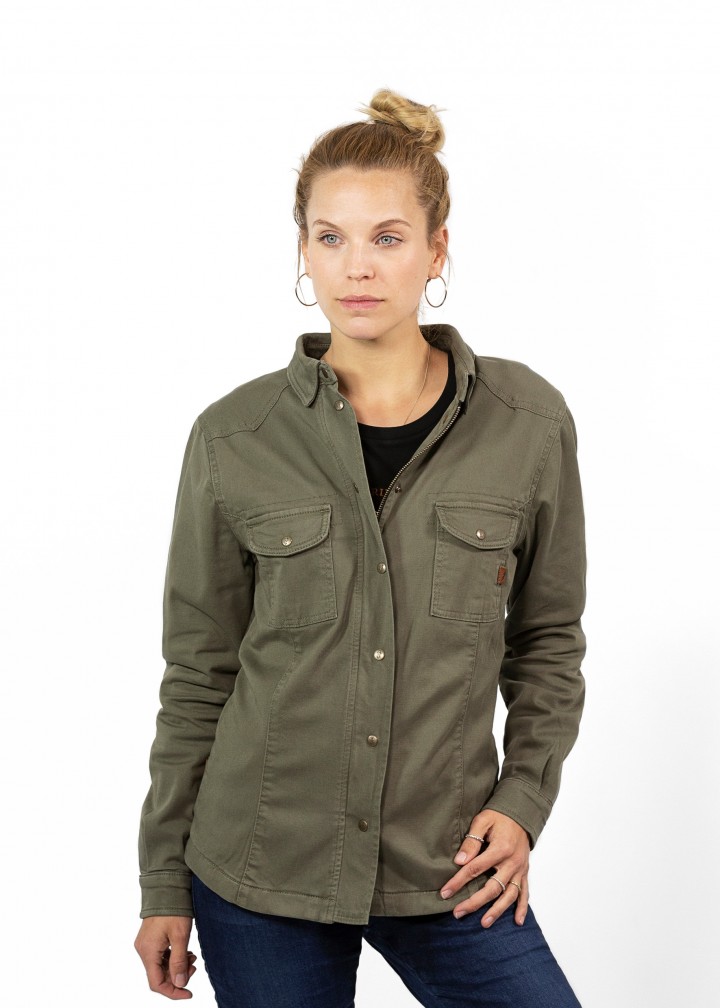 [JDL8003-S] John Doe Motoshirt Women Olive (S)