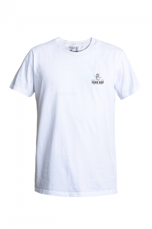 [JDS7045-S] John Doe T-Shirt Rose White (S)