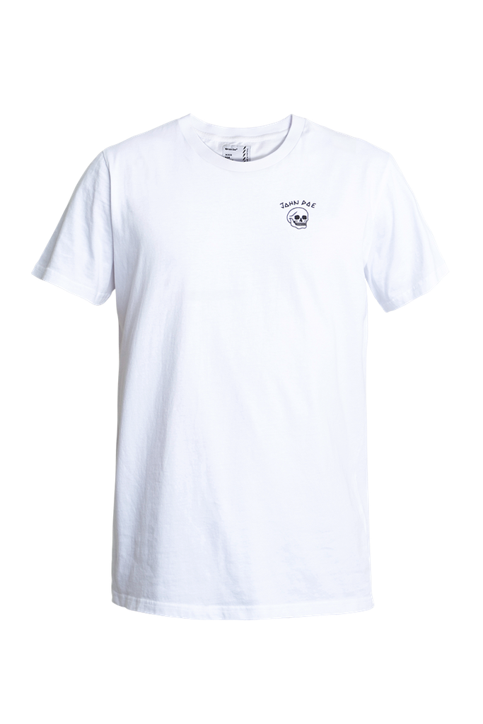 [JDS7060-S] John Doe T-Shirt Live Fast Skull White (S)