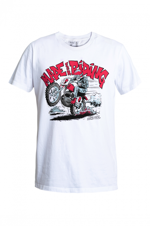 [JDS7140-S] John Doe T-Shirt Wheele White (S)