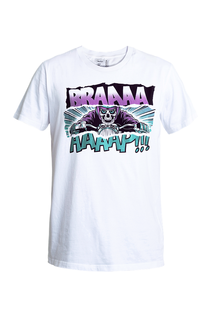 [JDS7155-S] John Doe T-Shirt Braaaap V2.0 White (S)