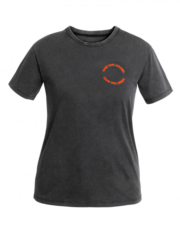 [JDS6407-XS] John Doe T-Shirt Women Tiger II Fade Out Black (XS)