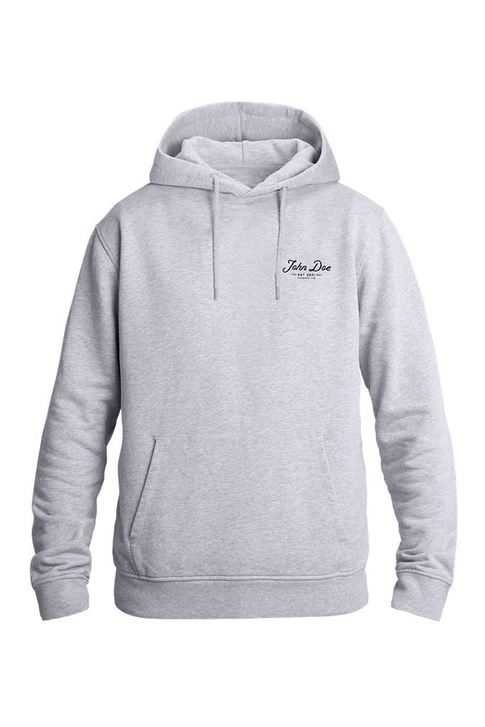 [JDH5020-S] John Doe Hoodie JD Lettering Grey (S)