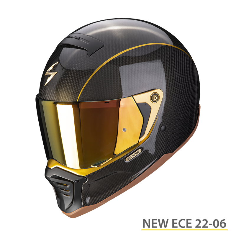 [87-261-61-02] Scorpion Exo-Hx1 Carbon Se Black-Gold (XS)