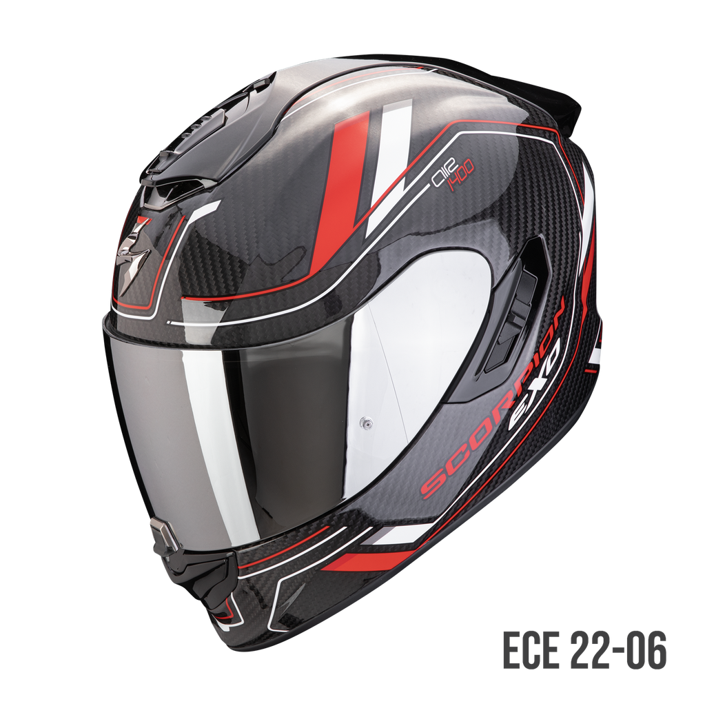 [140-440-101-02] Scorpion Exo-1400 Evo II Carbon Air Mirage Black-Red-White (XS)