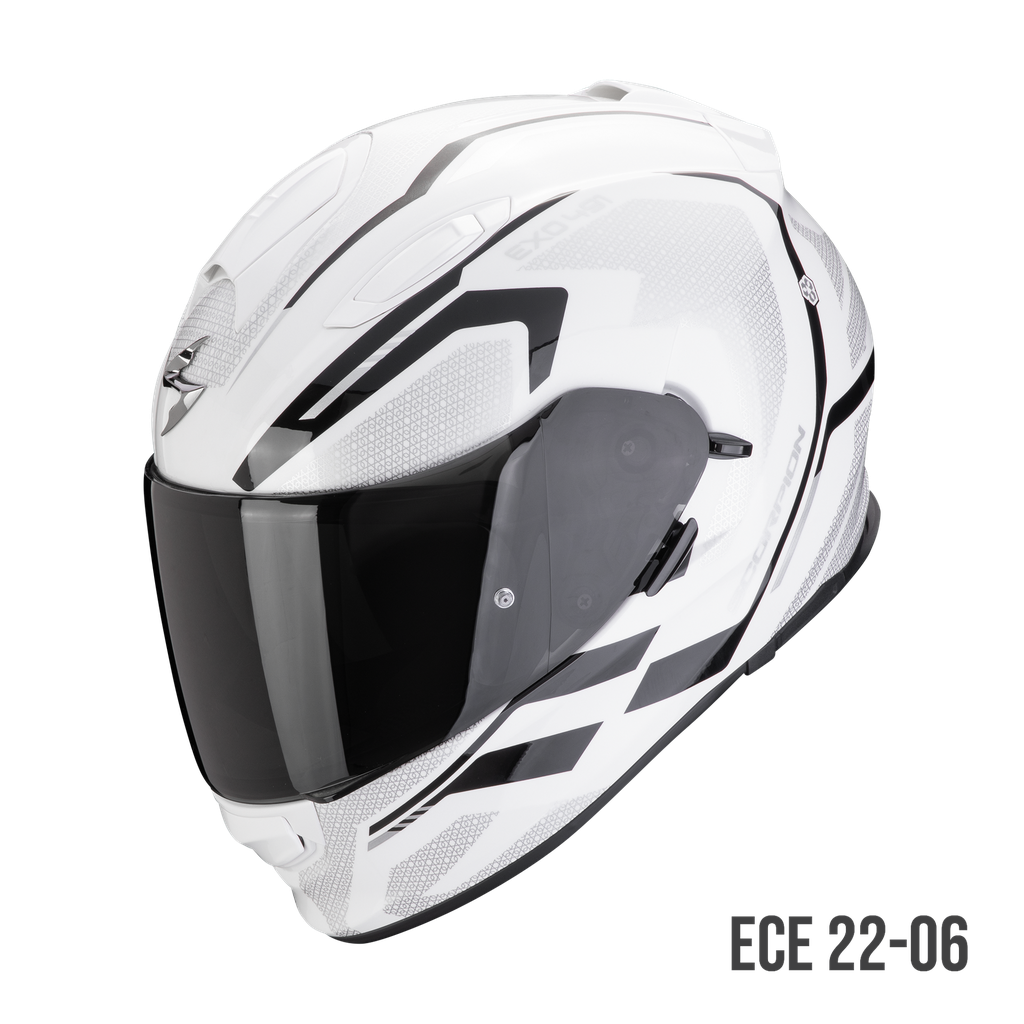[48-450-63-02] Scorpion Exo-491 Kripta White-Black (XS)
