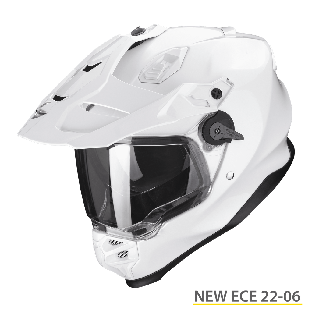 [184-100-70-02] Scorpion Adf-9000 Air Solid Pearl White (XS)