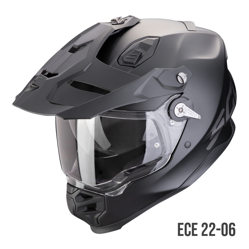 [184-100-10-02] Scorpion Adf-9000 Air Solid Matt Black (XS)