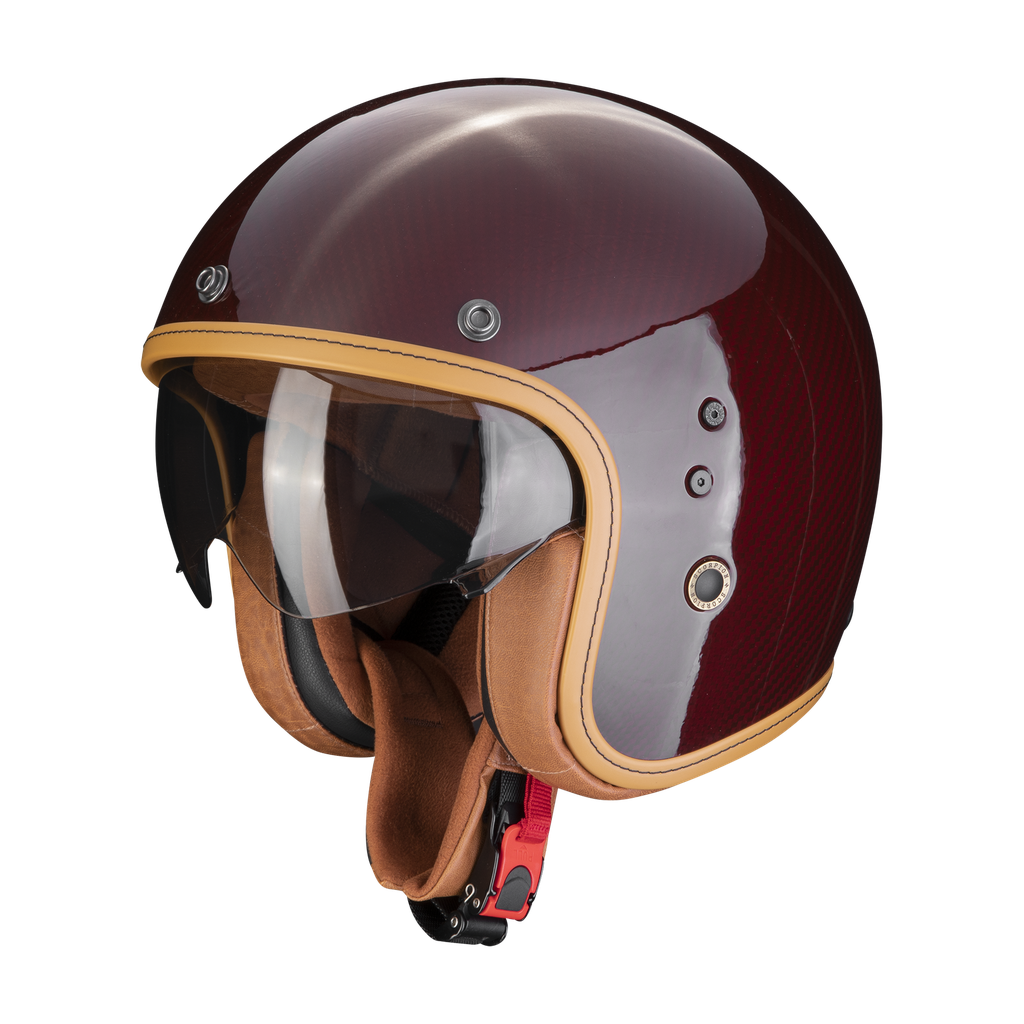 Scorpion BELFAST CARBON EVO SOLID Red