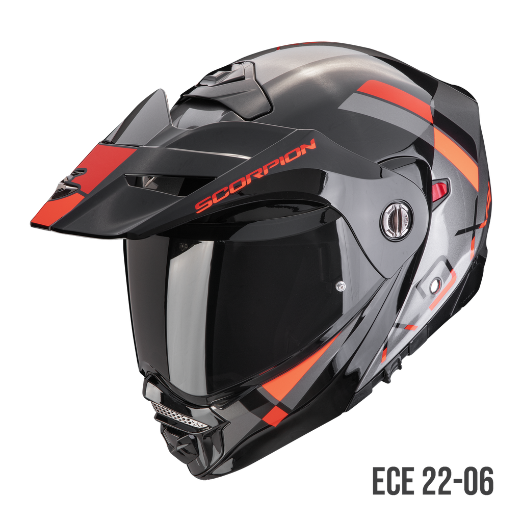 [89-455-327-02] Scorpion ADX-2 GALANE Silver-Black-Red (XS)