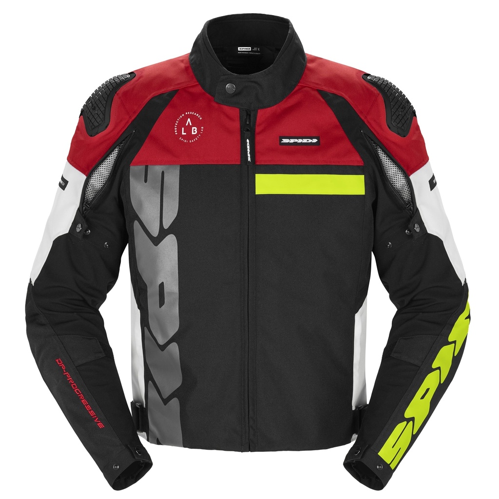 [T326-067-S] Spidi Progressive Tex White/Red (S)