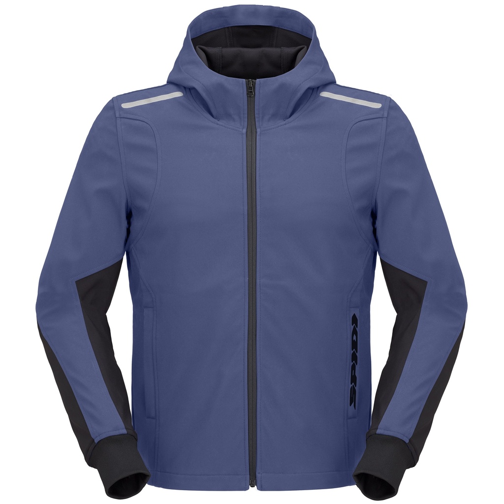 [T327-387-S] Spidi Hoodie Armor Light Sky-Blue/Black (S)