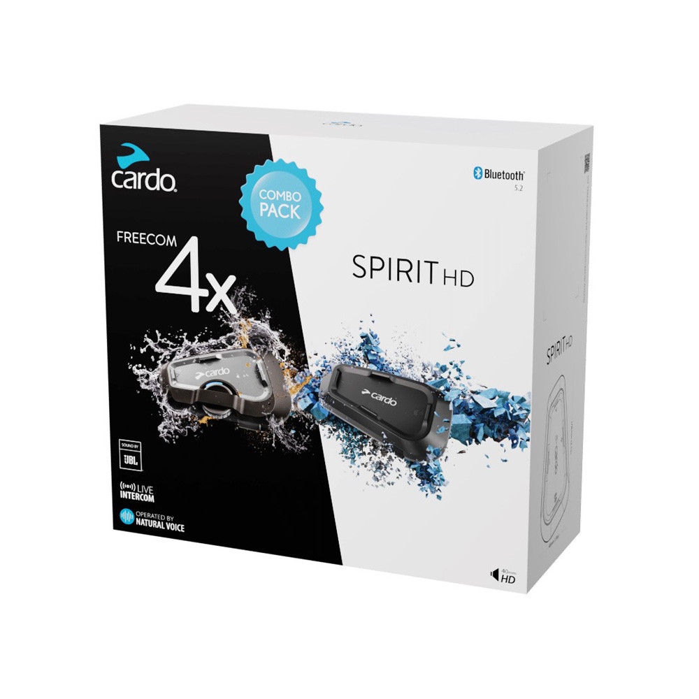 [BUN00002] Cardo Kit Intercomunicador Freecom 4X / Spirit Hd