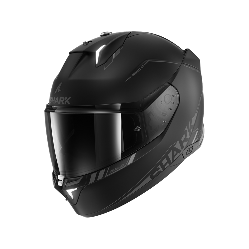 [HE0811EKAKXS] Shark Skwal I3 Blank Sp Mat Black Anthracite Black (XS)