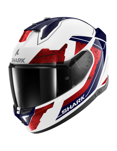 [HE0820EWURXS] Shark Skwal I3 Rhad White Chrom Red (XS)