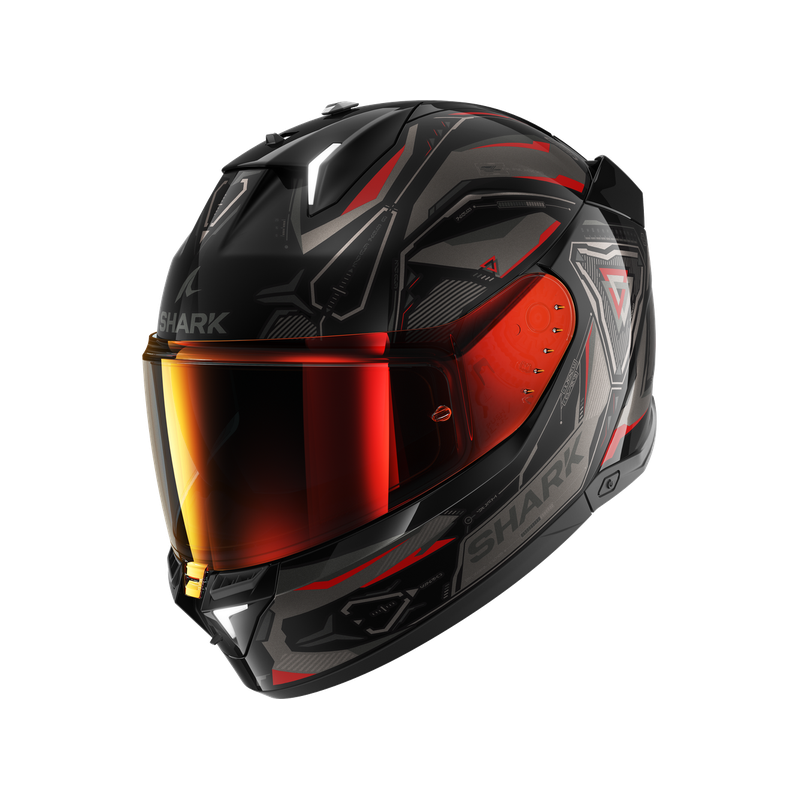 [HE0822EKARXS] Shark Skwal I3 Linik Black Anthracite Red (XS)