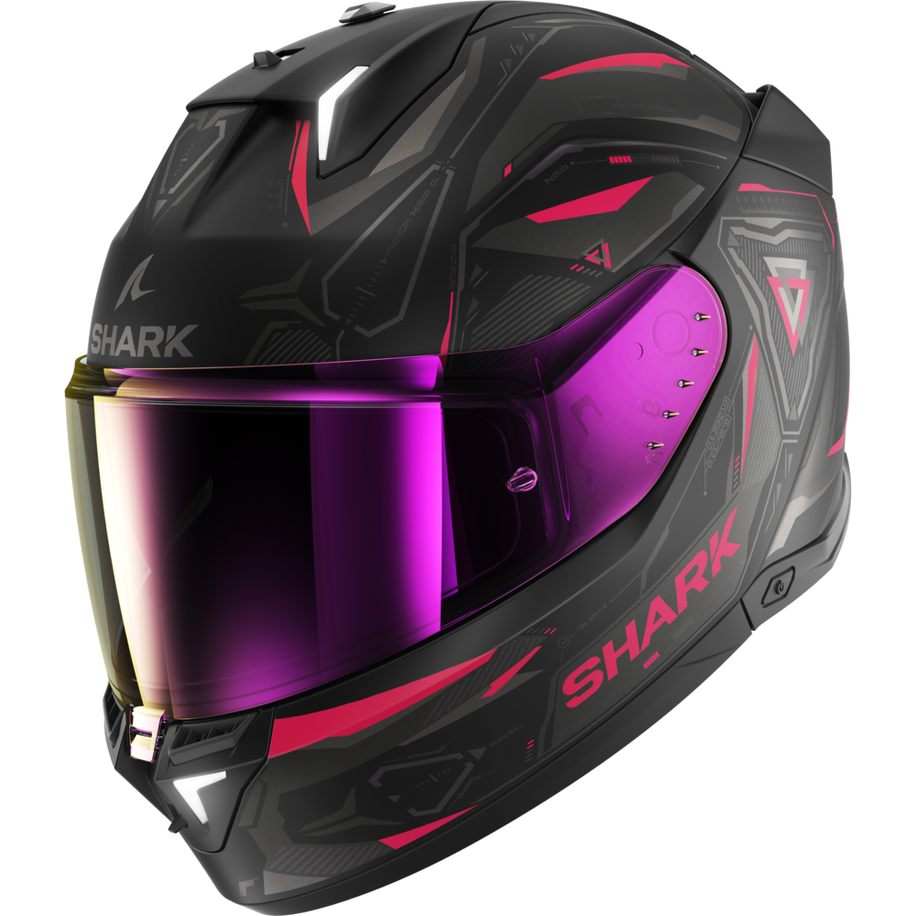 [HE0823EKVAXS] Shark Skwal I3 Linik Mat Black Violet Anthracite (XS)