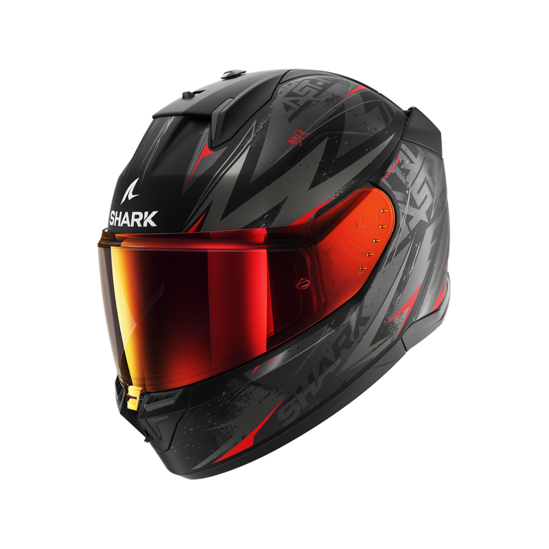 [HE0921EKARXS] Shark D-Skwal 3 Blast-R Mat Black Anthracite Red (XS)