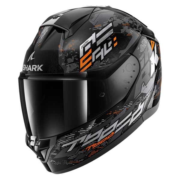 [HE1109EKSOXS] Shark Ridill 2 Molokai Black Silver Orange (XS)