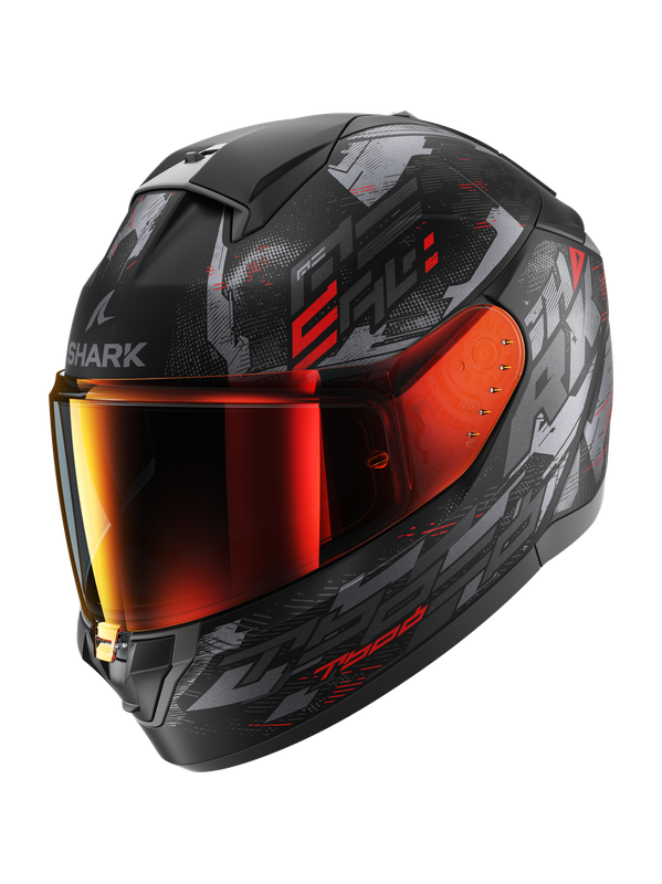 [HE1110EKARXS] Shark Ridill 2 Molokai Mat Black Anthracite Red (XS)