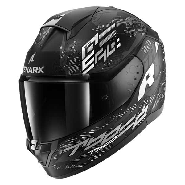 [HE1110EKWSXS] Shark Ridill 2 Molokai Mat Black White Silver (XS)