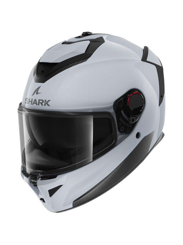 [HE1300EW03XS] Shark Spartan Gt Pro Blank Light White Glossy (XS)